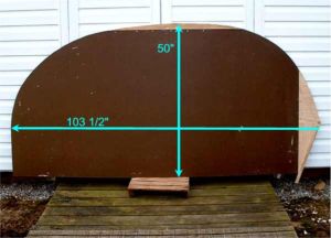 Teardrop Dimensions