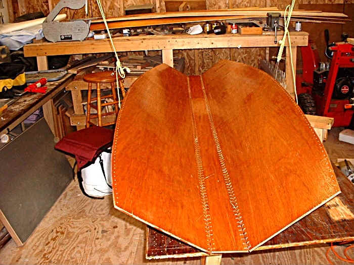 folding sailboat  hull assembly  Barquito