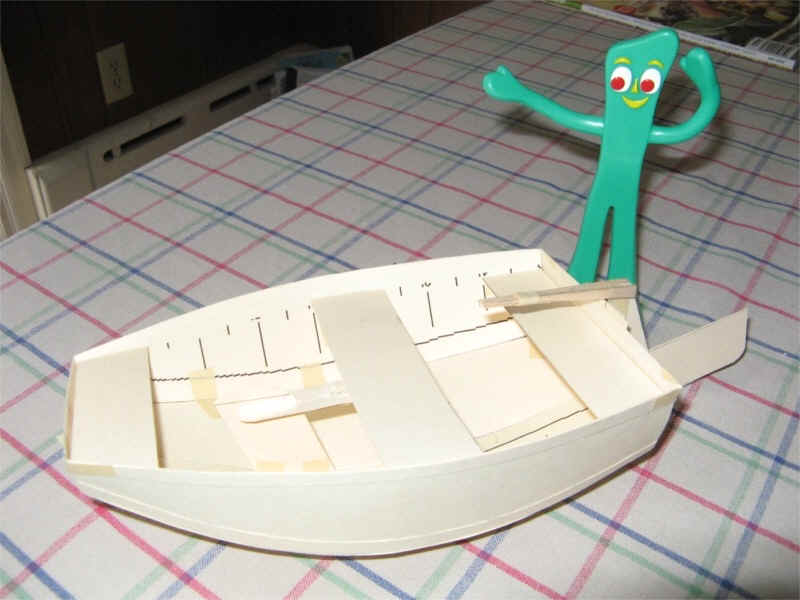 folding sailboat model  Barquito